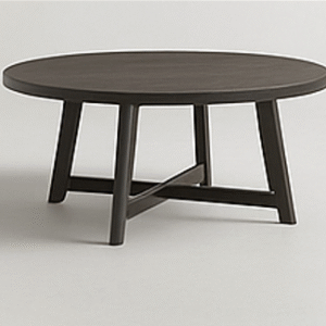 Dark Oak Round Coffee Table